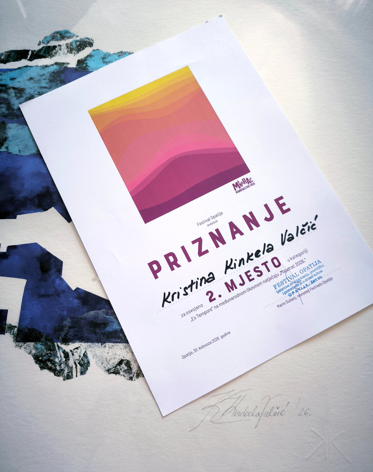 Second Prize at Mandrać – Mandracchio 2026